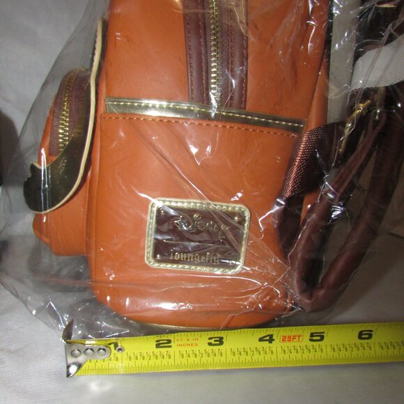 Disney Loungefly LA Comic Con Beauty & Beast Cogsworth Cosplay Mini Backpack NWT - Picture 5 of 6